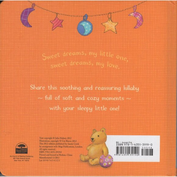 Sweet Dreams Little One by Julia Hubery Hardcover Kids Children Night Sleeping - Picture 2 of 2